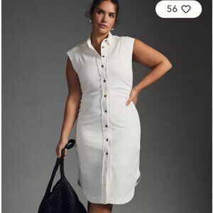 Pilcro - Midi Collared Shirt dress